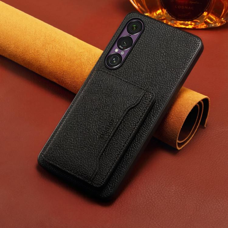 For Sony Xperia 1 VII Denior  Litchi Texture Magnetic Phone Case