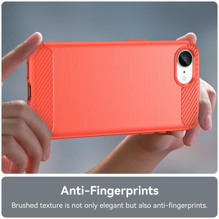 For iPhone 17e / 16e WANLONFENG Brushed Texture Shockproof TPU Phone Case with Screen Film