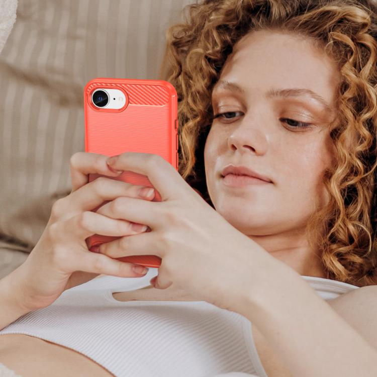 For iPhone 17e / 16e WANLONFENG Brushed Texture Shockproof TPU Phone Case with Screen Film