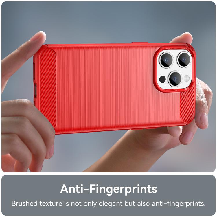 For iPhone 15 Pro Max WANLONFENG Brushed Texture Shockproof TPU Phone Case with Screen Film