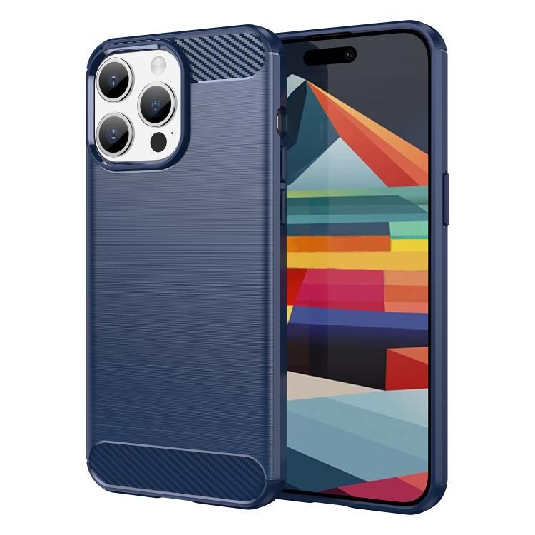 For iPhone 13 Pro Max WANLONFENG Brushed Texture Shockproof TPU Phone Case with Screen Film