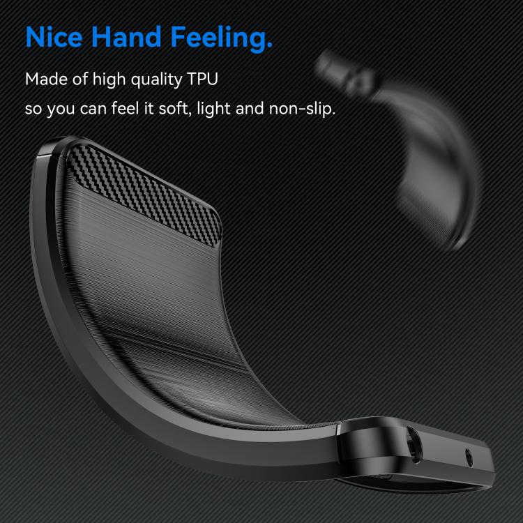 For iPhone 13 WANLONFENG Brushed Texture Shockproof TPU Phone Case with Screen Film