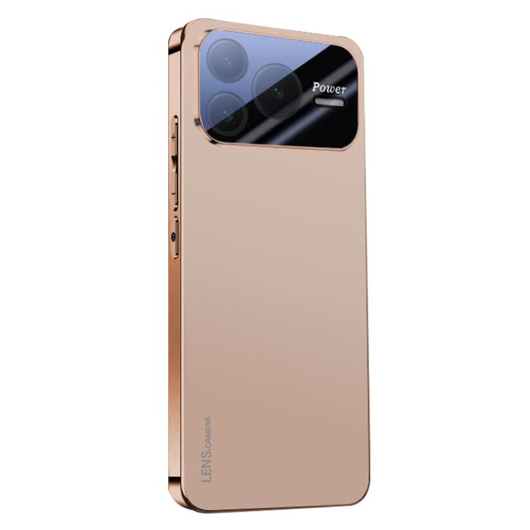 For Honor Power2 AG Frosted Electroplating Acrylic Phone Case