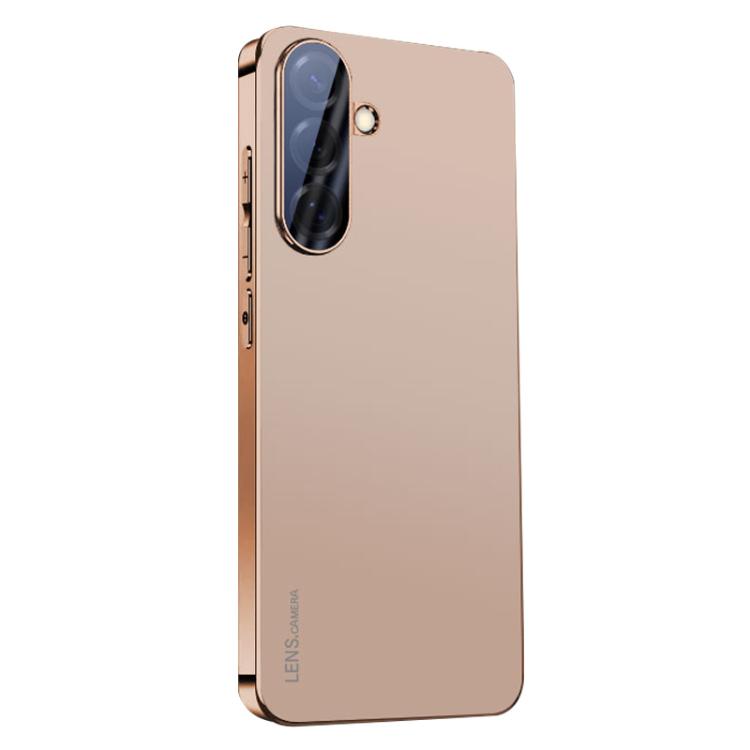 For Galaxy S26 5G AG Frosted Electroplating Acrylic Phone Case