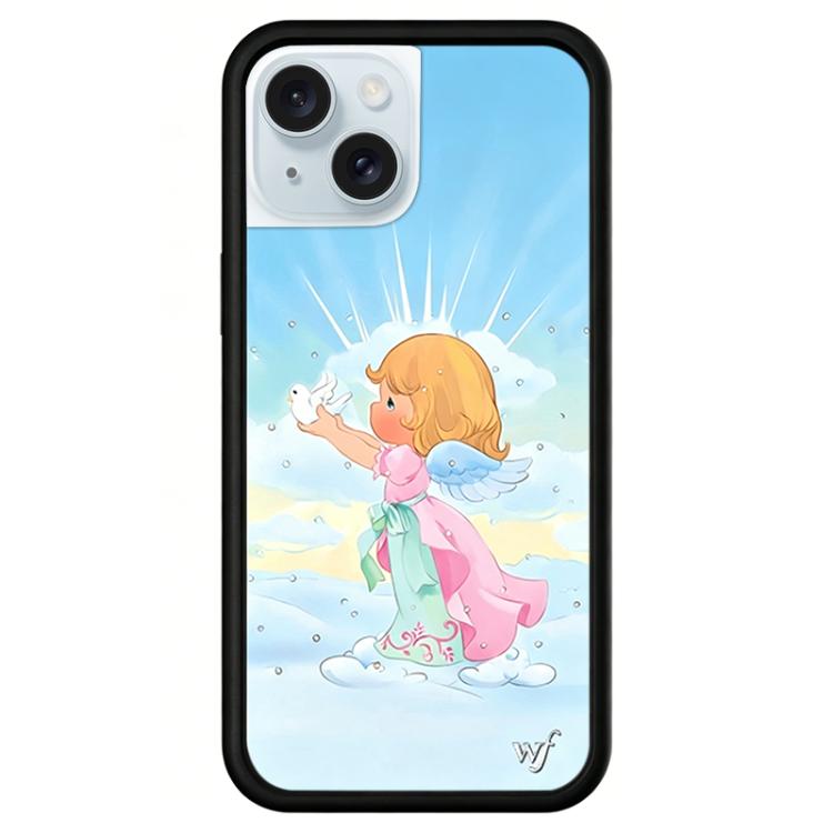 For iPhone 15 Plus WildFlow Fairy Tales Series Pattern Phone Case