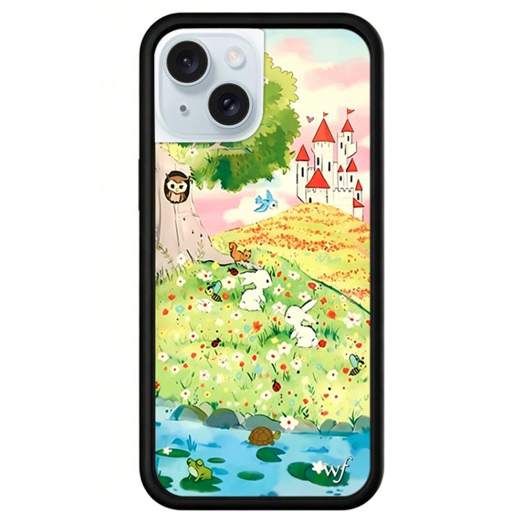 For iPhone 15 Plus WildFlow Fairy Tales Series Pattern Phone Case