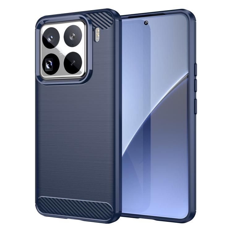 For Xiaomi 15 Pro WANLONFENG Brushed Texture Shockproof TPU Phone Case with Screen Film