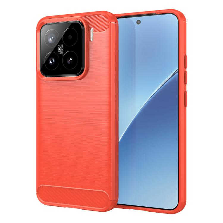 For Xiaomi 15 WANLONFENG Brushed Texture Shockproof TPU Phone Case with Screen Film