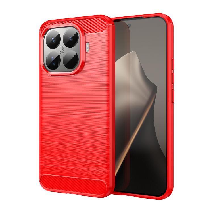 For Xiaomi 15T Pro 5G WANLONFENG Brushed Texture Shockproof TPU Phone Case with Screen Film