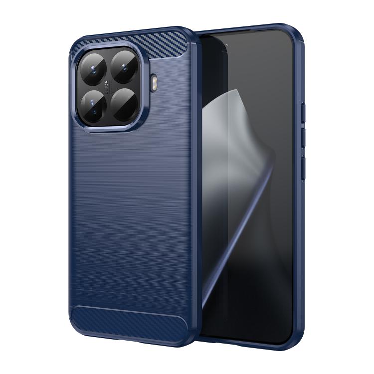 For Xiaomi 15T Pro 5G WANLONFENG Brushed Texture Shockproof TPU Phone Case with Screen Film