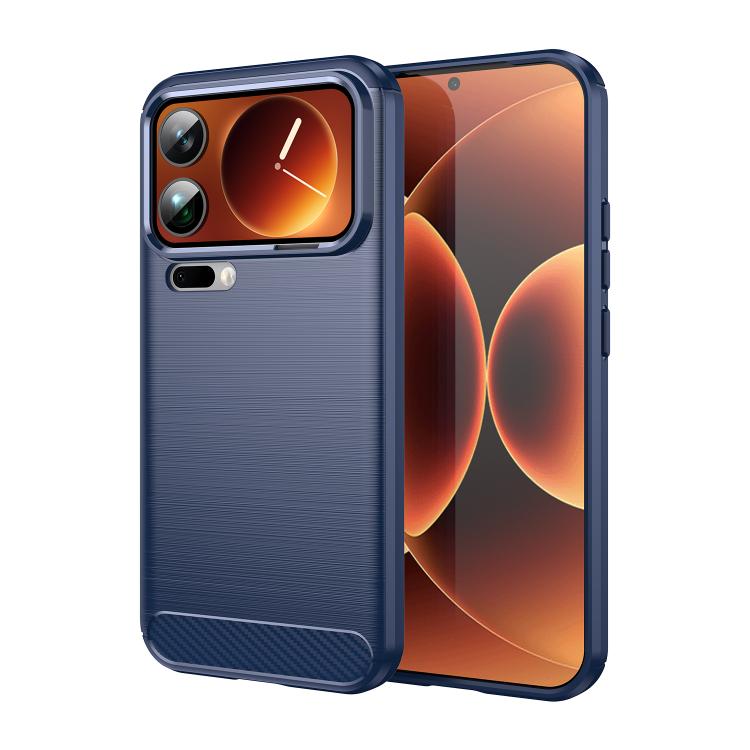 For Xiaomi 17 Pro Max WANLONFENG Brushed Texture Shockproof TPU Phone Case with Screen Film