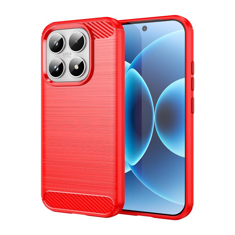 For Xiaomi 17 WANLONFENG Brushed Texture Shockproof TPU Phone Case with Screen Film