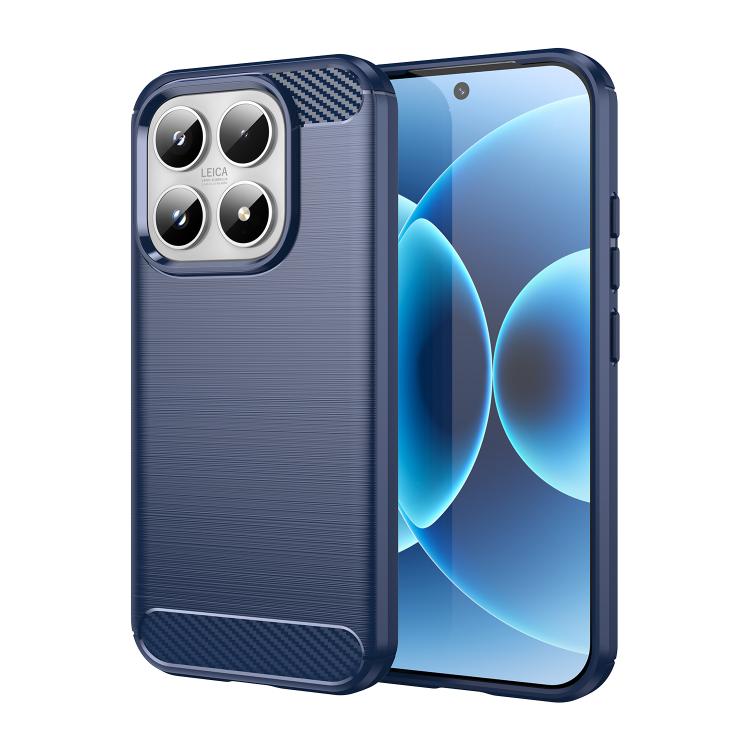 For Xiaomi 17 WANLONFENG Brushed Texture Shockproof TPU Phone Case with Screen Film