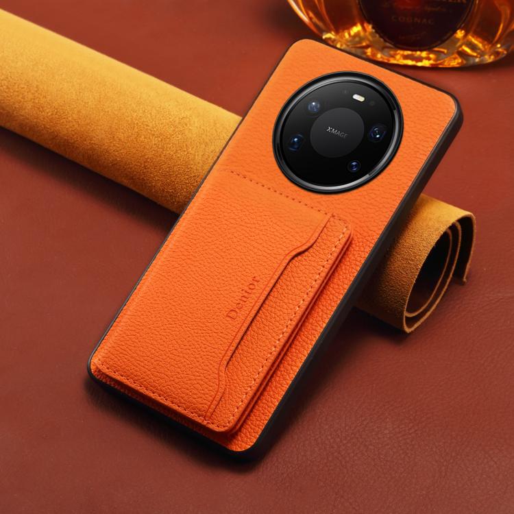 For Huawei Mate 80 / 80 Pro Max Denior  Litchi Texture Magnetic Phone Case