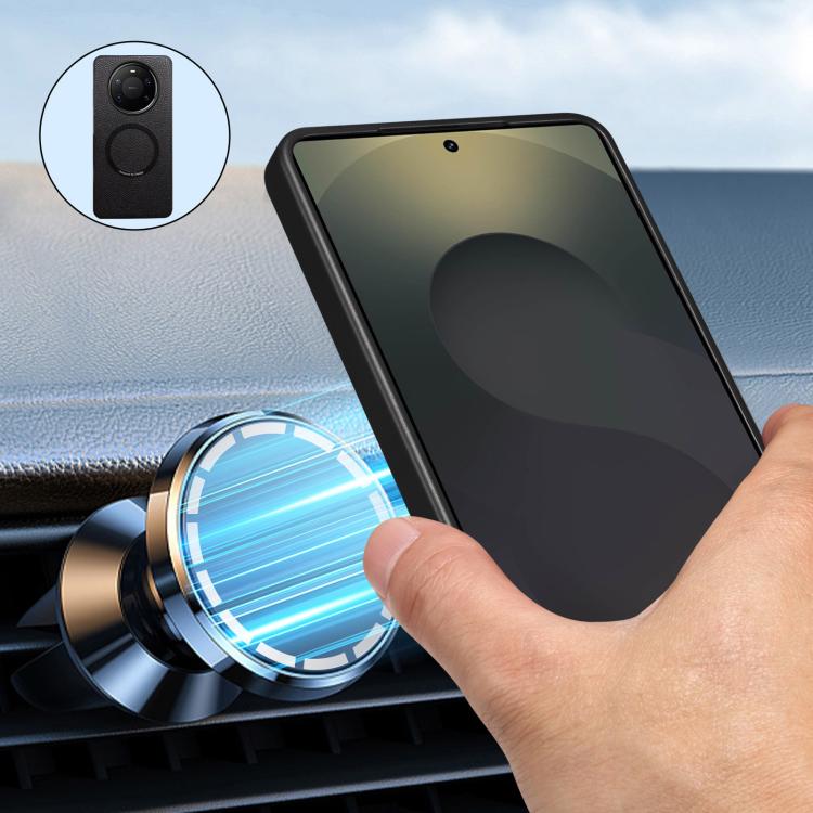 For Huawei Mate 80 / 80 Pro Max Denior  Litchi Texture Magnetic Phone Case