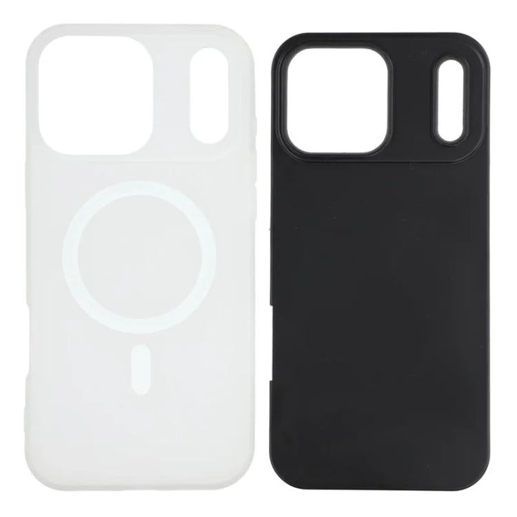 For iPhone 17 Pro Max WANLONFENG Macarons Matte Magnetic Phone Case with 2pcs Screen Films