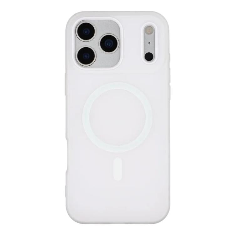 For iPhone 17 Pro WANLONFENG Macarons Matte Magnetic Phone Case with 2pcs Screen Films
