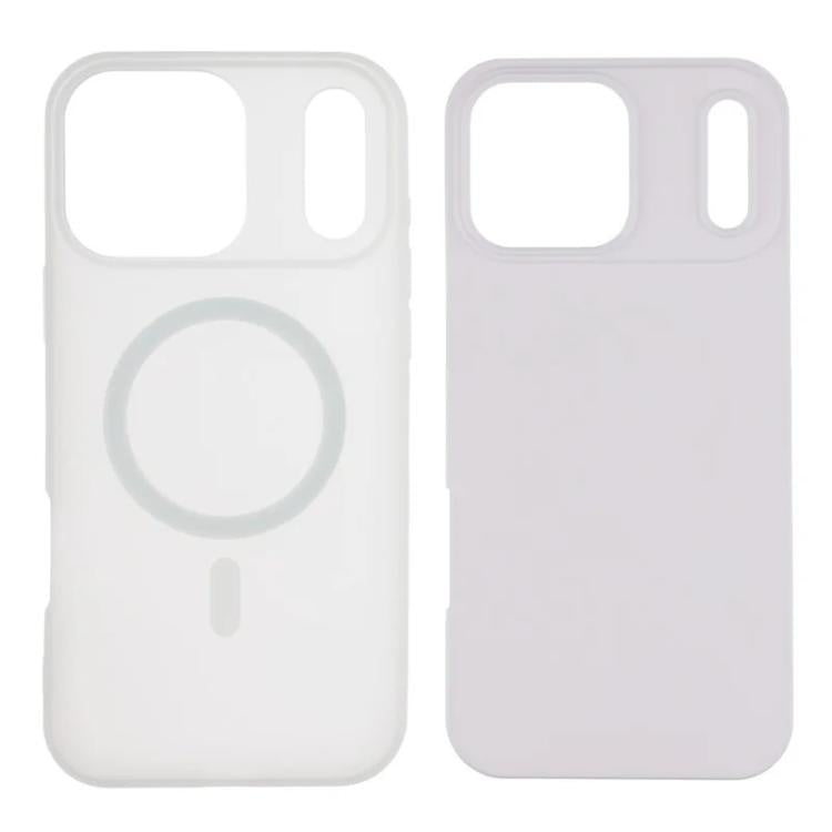 For iPhone 17 Pro WANLONFENG Macarons Matte Magnetic Phone Case with 2pcs Screen Films