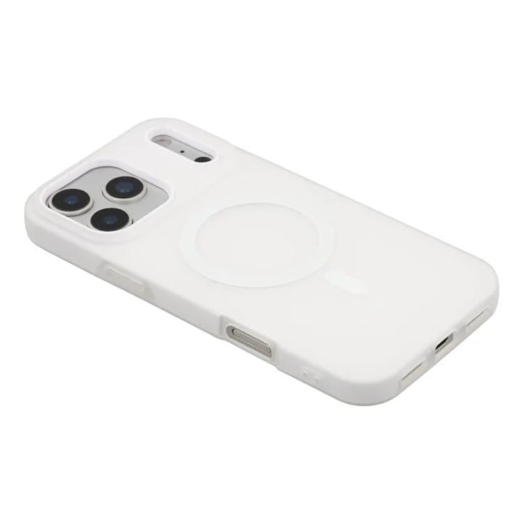 For iPhone 17 Pro WANLONFENG Macarons Matte Magnetic Phone Case with 2pcs Screen Films