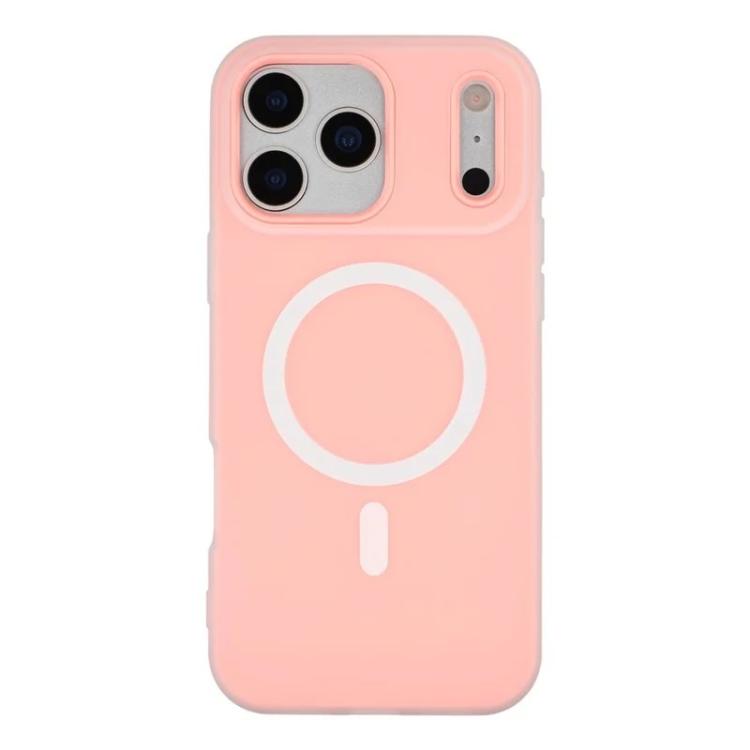 For iPhone 17 Pro WANLONFENG Macarons Matte Magnetic Phone Case with 2pcs Screen Films