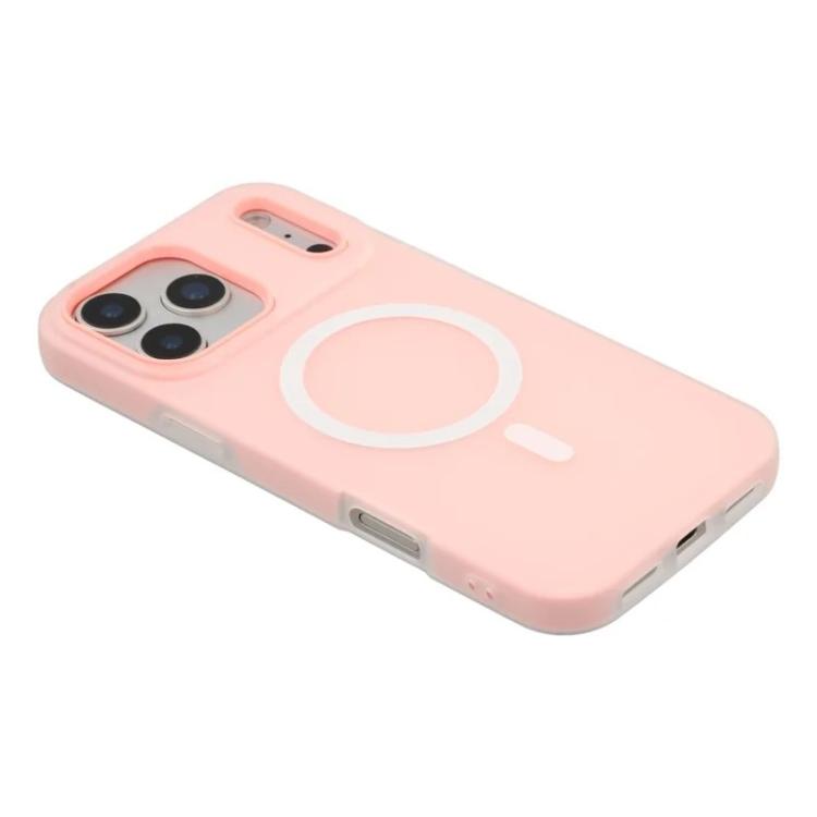 For iPhone 17 Pro WANLONFENG Macarons Matte Magnetic Phone Case with 2pcs Screen Films