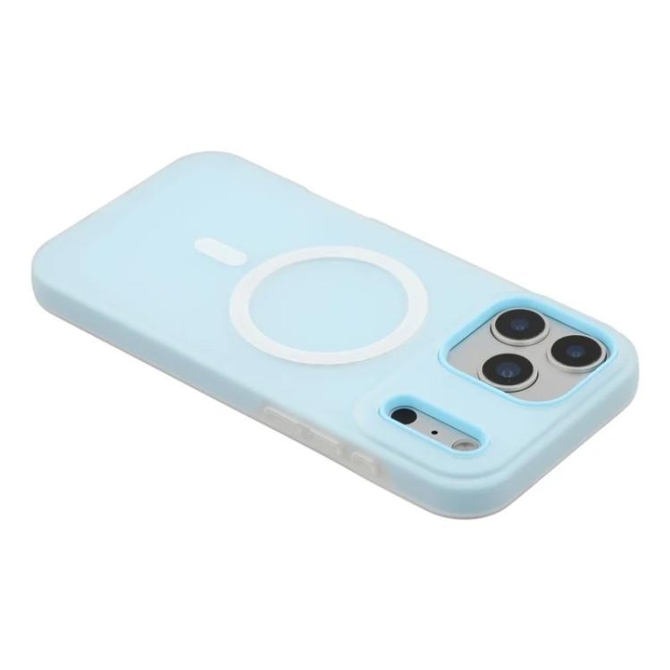 For iPhone 17 Pro WANLONFENG Macarons Matte Magnetic Phone Case with 2pcs Screen Films