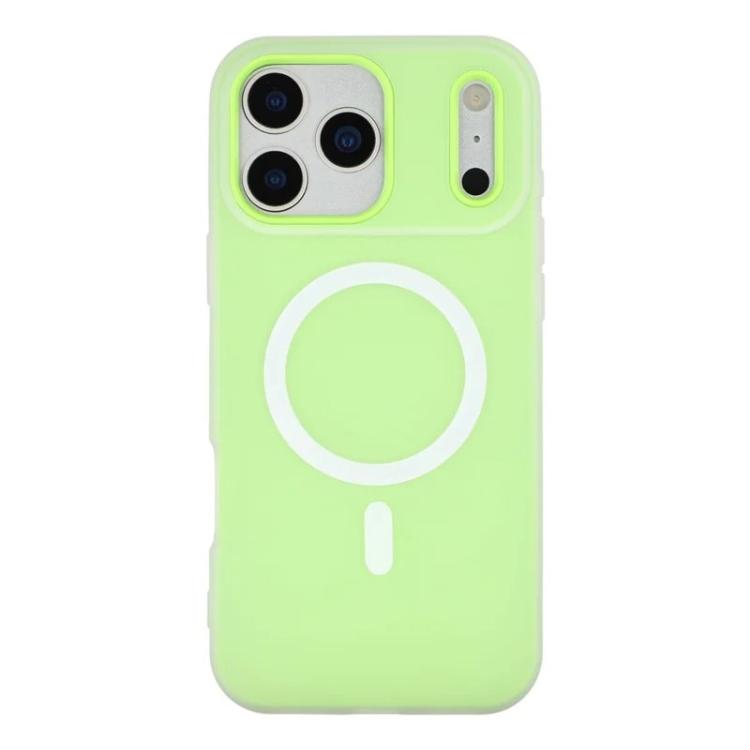 For iPhone 17 Pro WANLONFENG Macarons Matte Magnetic Phone Case with 2pcs Screen Films