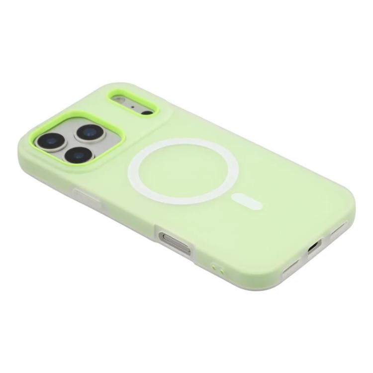 For iPhone 17 Pro WANLONFENG Macarons Matte Magnetic Phone Case with 2pcs Screen Films