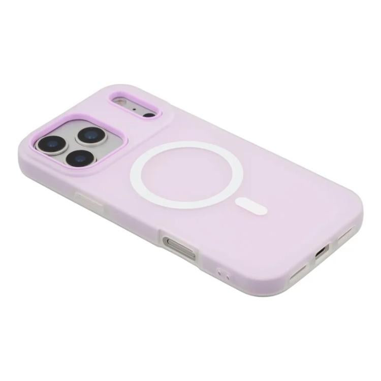 For iPhone 17 Pro WANLONFENG Macarons Matte Magnetic Phone Case with 2pcs Screen Films