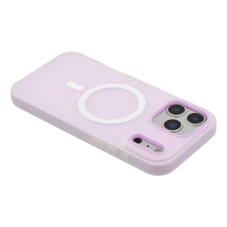 For iPhone 17 Pro WANLONFENG Macarons Matte Magnetic Phone Case with 2pcs Screen Films