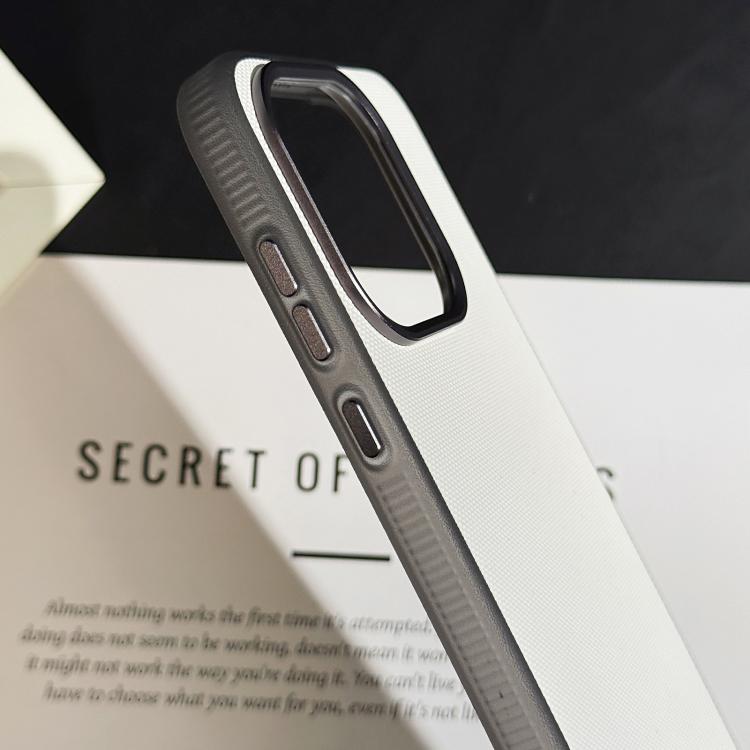 For OnePlus 15 Matte Grid Texture Vegan Leather Phone Case
