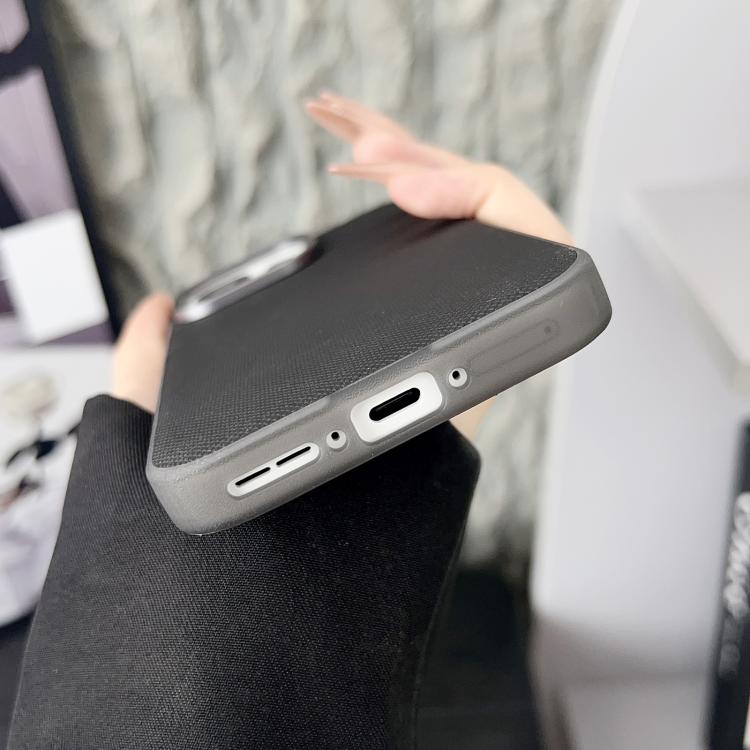 For OnePlus 15T Matte Grid Texture Vegan Leather Phone Case