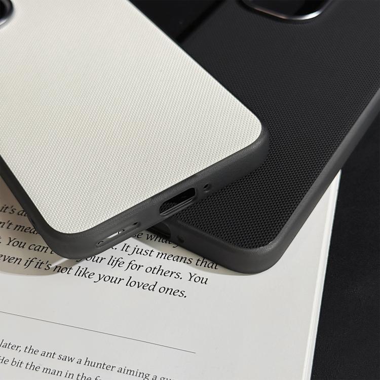 For OnePlus Ace 6 Matte Grid Texture Vegan Leather Phone Case