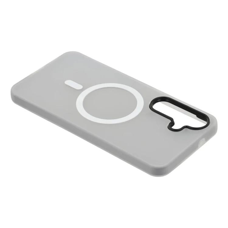 For Galaxy A15 5G WANLONFENG Macarons Matte Magnetic Phone Case with 2pcs Screen Films
