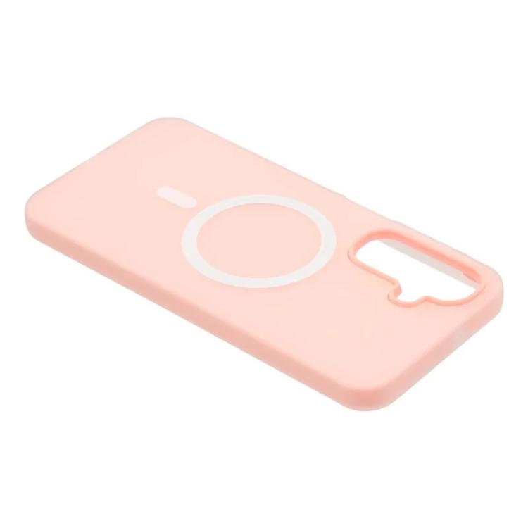 For Galaxy A17 5G / 4G WANLONFENG Macarons Matte Magnetic Phone Case with 2pcs Screen Films