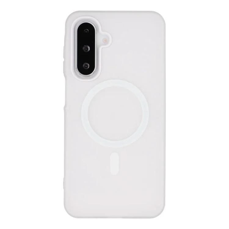 For Galaxy A26 5G WANLONFENG Macarons Matte Magnetic Phone Case with 2pcs Screen Films