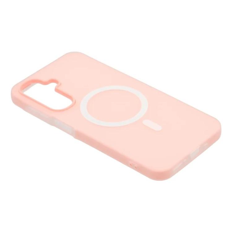 For Galaxy A26 5G WANLONFENG Macarons Matte Magnetic Phone Case with 2pcs Screen Films