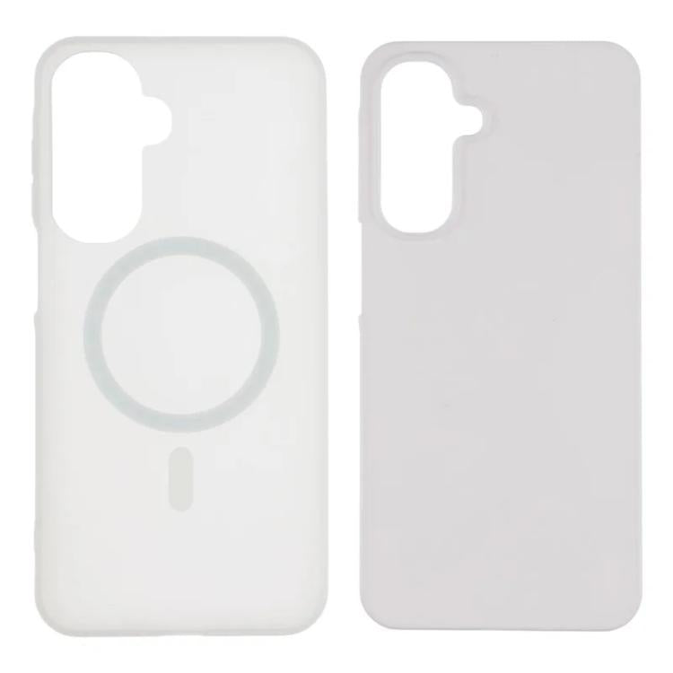 For Galaxy A36 5G WANLONFENG Macarons Matte Magnetic Phone Case with 2pcs Screen Films