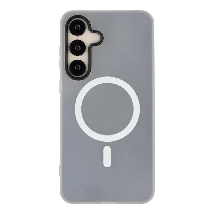 For Galaxy A56 5G WANLONFENG Macarons Matte Magnetic Phone Case with 2pcs Screen Films