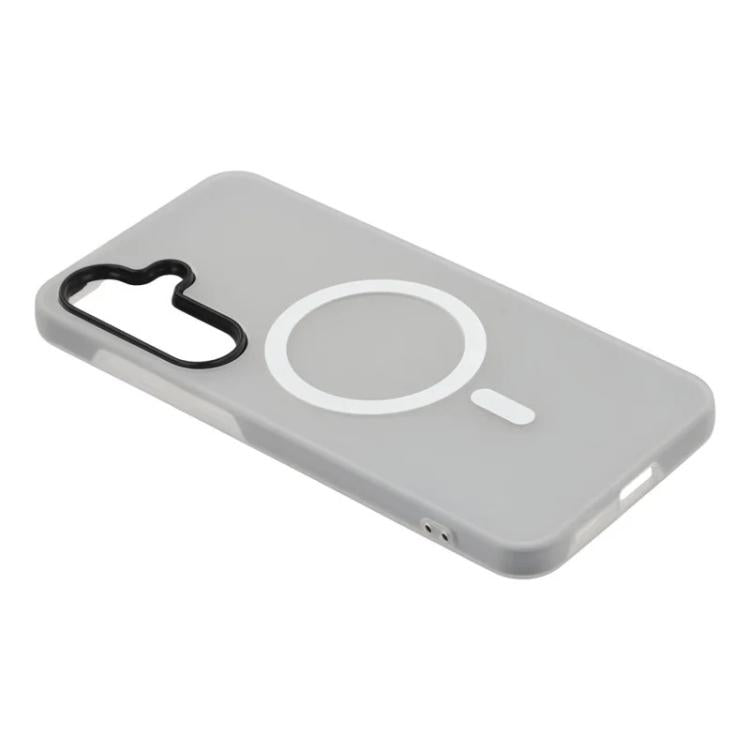 For Galaxy A56 5G WANLONFENG Macarons Matte Magnetic Phone Case with 2pcs Screen Films