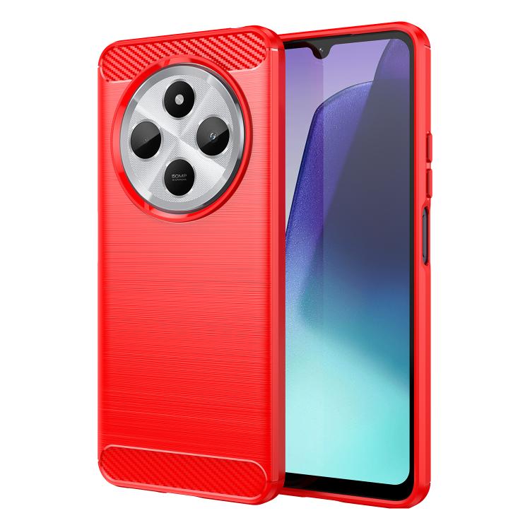 For Redmi 14R 5G / 14C 4G WANLONFENG Brushed Texture Shockproof TPU Phone Case with Screen Film