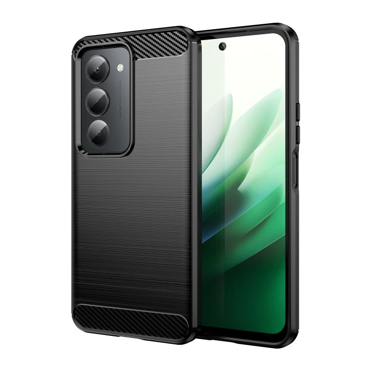 For Redmi 15 5G Global 169.5mm WANLONFENG Brushed Texture Shockproof TPU Phone Case with Screen Film