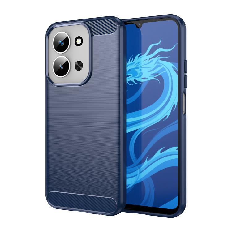 For Redmi 15C 5G / 4G EU 173mm WANLONFENG Brushed Texture Shockproof TPU Phone Case with Screen Film