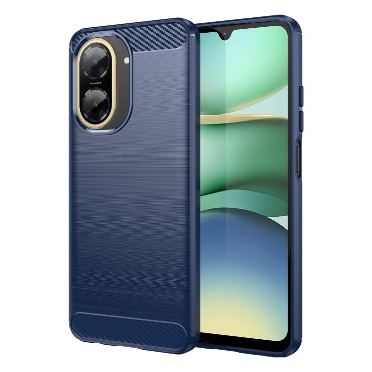 For Redmi A5 4G 173.3mm WANLONFENG Brushed Texture Shockproof TPU Phone Case with Screen Film
