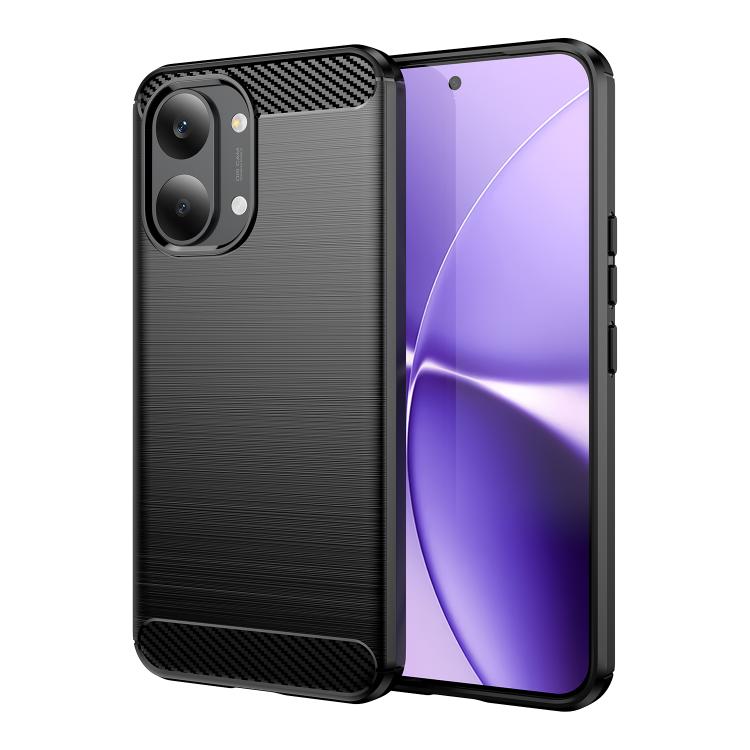 For Redmi Turbo 5 Max 5G WANLONFENG Brushed Texture Shockproof TPU Phone Case with Screen Film