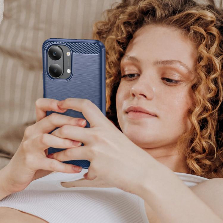 For Redmi Turbo 5 Max 5G WANLONFENG Brushed Texture Shockproof TPU Phone Case with Screen Film