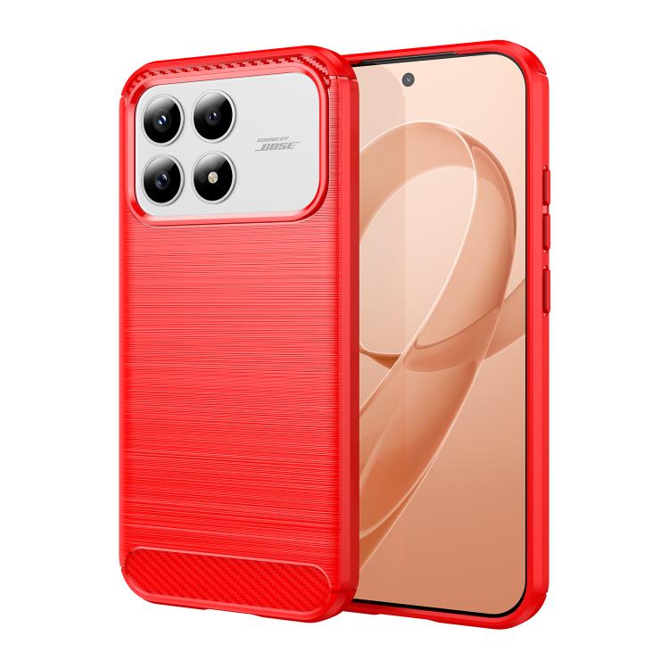 For Redmi K90 / Poco F8 Pro 5G WANLONFENG Brushed Texture Shockproof TPU Phone Case with Screen Film