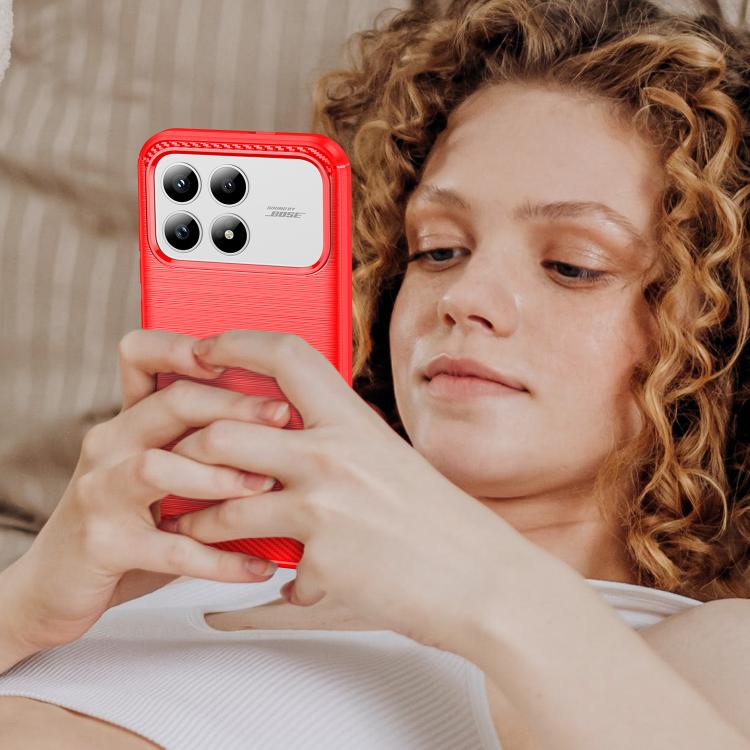 For Redmi K90 / Poco F8 Pro 5G WANLONFENG Brushed Texture Shockproof TPU Phone Case with Screen Film