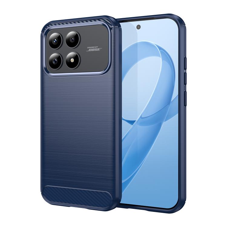 For Redmi K90 / Poco F8 Pro 5G WANLONFENG Brushed Texture Shockproof TPU Phone Case with Screen Film