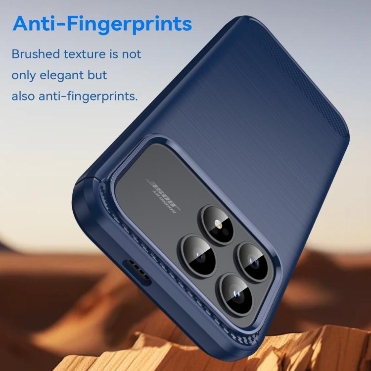 For Redmi K90 / Poco F8 Pro 5G WANLONFENG Brushed Texture Shockproof TPU Phone Case with Screen Film